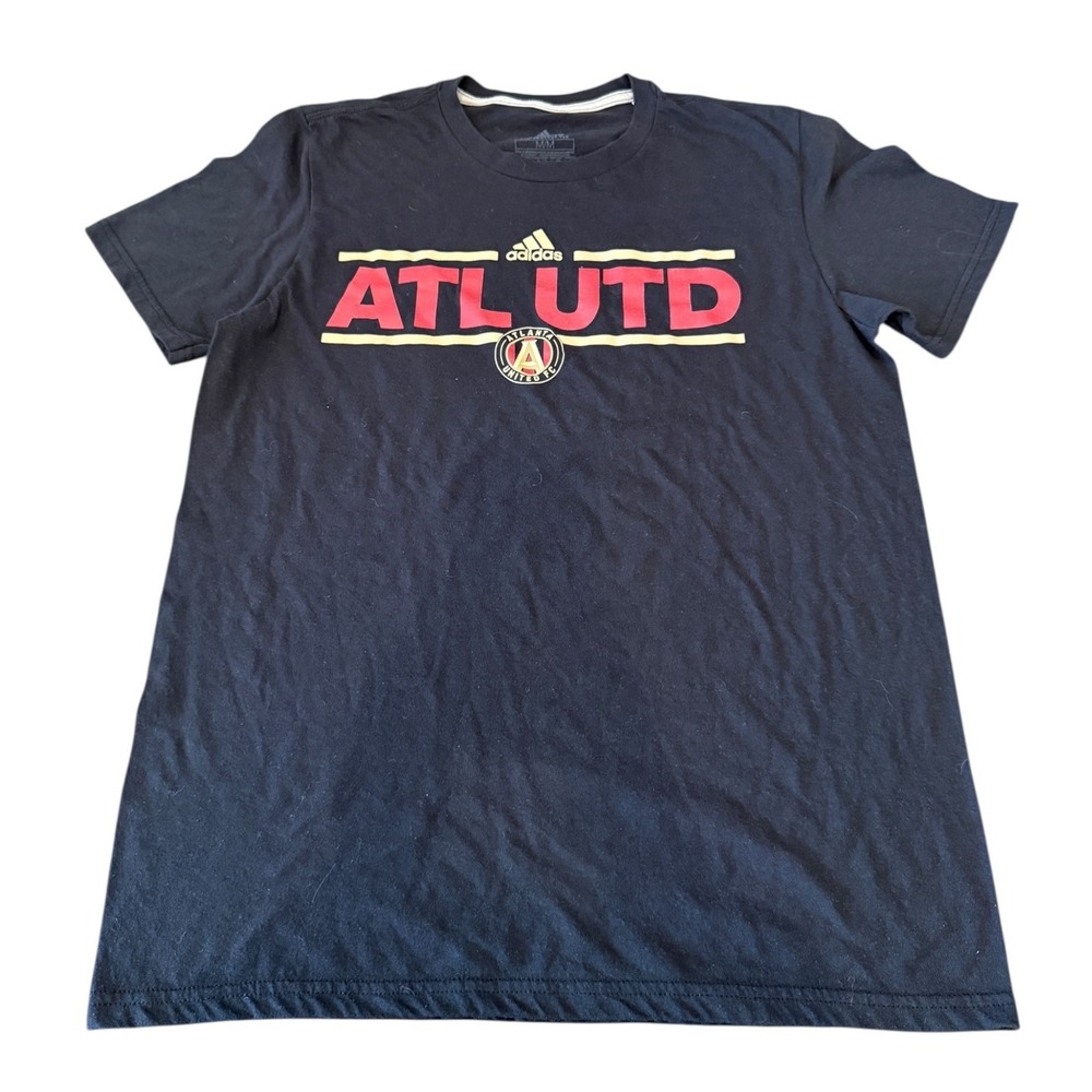 Adidas Atlanta United ATL UTD Climalite T‎ Shirt Black Men's M